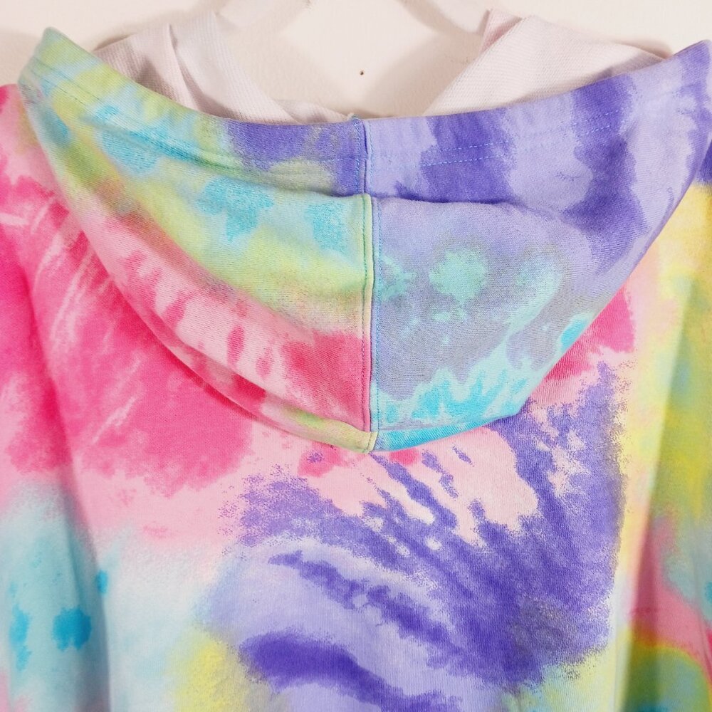 Nike Tie-Dye Pastel Hoodie in Pink, Blue, Green, Purple - Picture 5 of 16